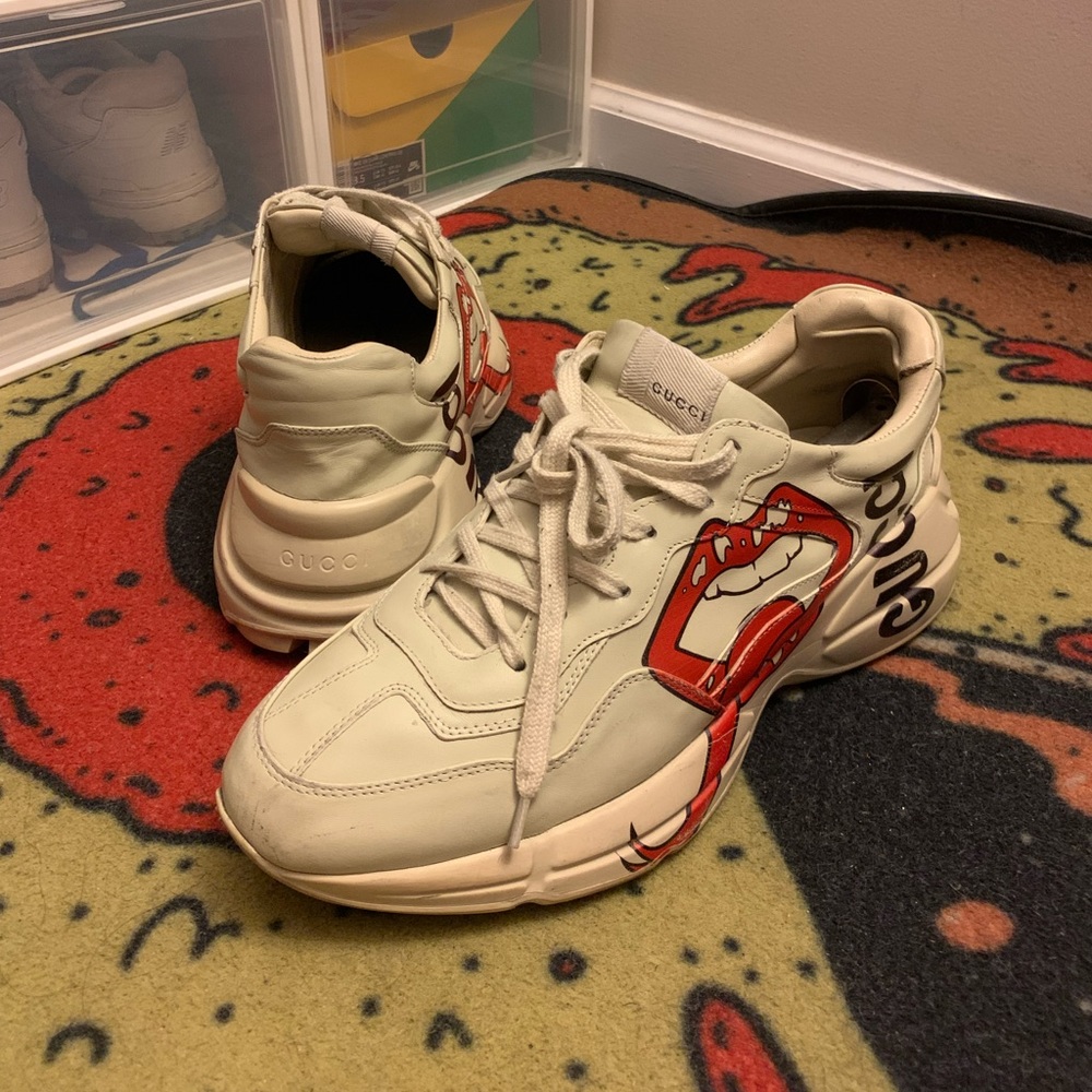Size 44 (US11M) - Gucci Rhyton ‘Mouth’ preloved - no box or extras.